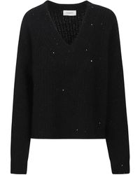Laneus - V-Neck Knitwear - Lyst