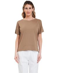 Alpha Studio - Boxy Giro T-Shirt - Lyst