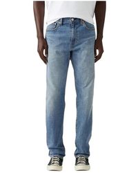 Levi's - Jeans ,Blauw ,Katoen 502 Taper Jeans - Lyst