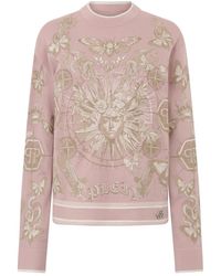 Philipp Plein - Ronde Hals Trui Butterfly Tattoo - Lyst