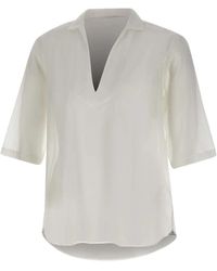 Tagliatore - Overhemden ,Wit ,Zante Shirt - Lyst