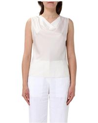 HUGO - Sleeveless Tops - Lyst
