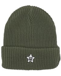 Huf - Geribbelde Visor Beanie Avocado Hoed - Lyst