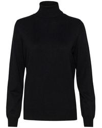 Cream - Maglione nero con collo alto - Lyst