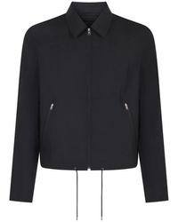 Prada - Wollen Jas Met Ritssluiting - Lyst