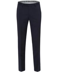 Baldessarini - Broeken ,Blauw ,Wol Moderne Pasvorm Wollen Broek Nachthemel - Lyst