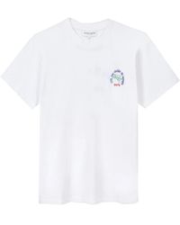Maison Labiche - Besticktes logo t-shirt - Lyst
