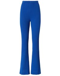 Genny Knitwear 72As 80B4 Filato Line Plisse' - Blau