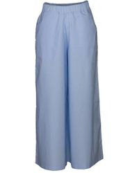 Roberto Collina - Wide Trousers - Lyst