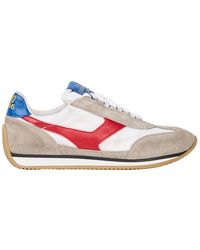 Pantofola D Oro - Blaue ledersneakers trainer '74 - Lyst