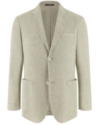 BOGGI - Jassen ,Groen ,Katoen B Jersey Micro Textured Jacket - Lyst