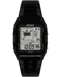 Timex - Digitale Uhr Mit Gummiband, Alarm Und Stoppuhr - Lyst