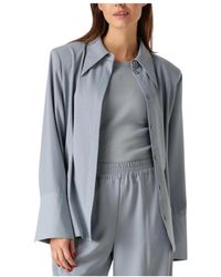 Gestuz - Overhemden ,Grijs ,Grijze Gzmareen Shirt Blouse - Lyst