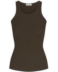 ÉTERNE - High Neck Fitted Tanktop - Lyst