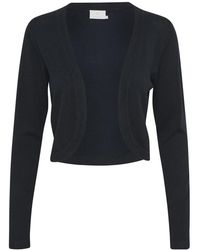 Kaffe - Truien & Vesten ,Blauw ,Midnight Marine Bolero Sweater - Lyst