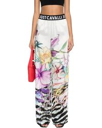 Just Cavalli - Wide Trousers - Lyst