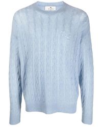 Etro - Round-Neck Knitwear - Lyst