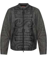 DIESEL - Jassen ,Grijs ,Leer Jas L-Evert-A - Lyst