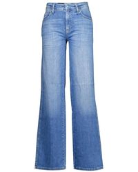 Cambio - Stilvolle wide jeans in blau - Lyst