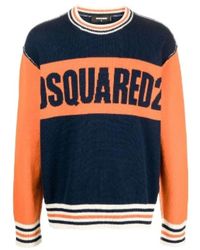 DSquared² - Round-neck Knitwear - Lyst
