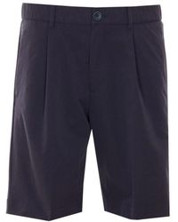 Herno - Stretch Bermuda Shorts - Lyst