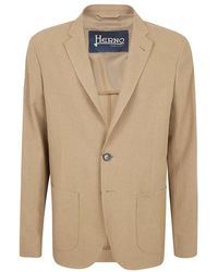 Herno - Kostuums ,Katoen Herenjassen Kleding Ss 26 - Lyst