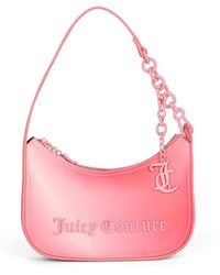 Juicy Couture - Borsa rosa a spalla con logo - Lyst