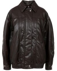 Aniye By - Jassen ,Bruin ,Leer Coated Faux Leather Jacket - Lyst