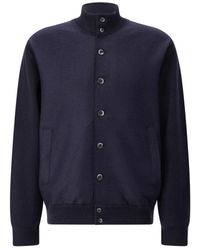 Herno - Wollmischung Strickärmel Blouson - Lyst
