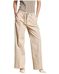 Mason's - Chino-Hose Aus Baumwolle-Leinen Mit Lockerer Passform - Lyst
