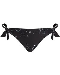 Vilebrequin - Badmode ,Zwart ,Bikini Broekje Met Strikjes Aan De Zijkant Bubble 3D - Lyst