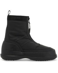 Moon Boot - Chunky stiefeletten mit frontreißverschluss - Lyst