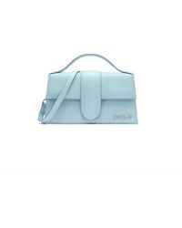 Jacquemus - Blaue Schultertasche Le Grand Bambino - Lyst
