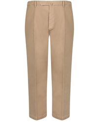 Dell'Oglio - Cropped Trousers - Lyst