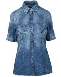 Dondup - Denim Shirts - Lyst