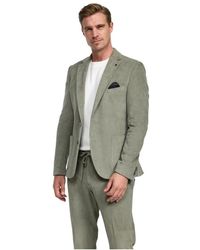Zuitable - Jassen ,Groen ,Stijlvolle Blazer Voor Mannen - Lyst