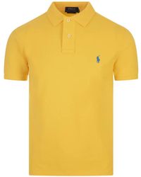 Ralph Lauren - Gelbes polo-shirt amerikanisches stil-icon - Lyst