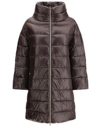 Herno - Gewatteerde Midi Donsjas - Lyst