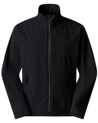 The North Face - Fitness ,Zwart ,Polyester North Dome Wind Jacket - Lyst