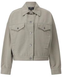 A.P.C. - Denim Jackets - Lyst