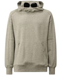 C.P. Company - Erhöhter fleece goggle kapuzenpullover - Lyst