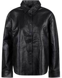 SELECTED - Leather Jackets - Lyst