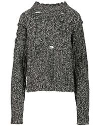 DURAZZI MILANO - Round-Neck Knitwear - Lyst