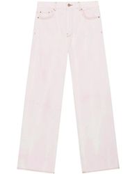 Ganni - Straight Fit Jeans - Lyst