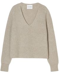 Closed - Truien & Vesten ,Wol V-Hals Trui Fisherman's Rib - Lyst