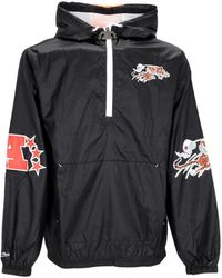 Mitchell & Ness - Fitness ,Zwart ,Polyester Nfl Team Og 2.0 Anorak Windbreaker - Lyst