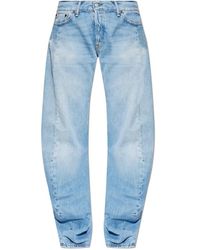Acne Studios - Jeans ,Blauw ,Katoen 2006F Wide-Leg Jeans - Lyst