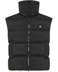 Peuterey - Jassen ,Zwart ,Nylon Zwarte Puffer Vest Icoon Streetwear - Lyst