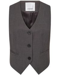 co'couture - Schneiderweste weste in dunkelgrau - Lyst