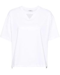 Peserico - Camisetas y polos de algodón blanco - Lyst